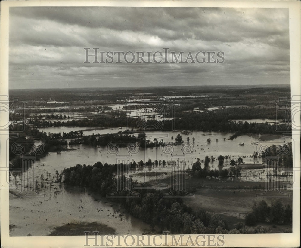 1938 Alabama Flood Water Near Selma  - Historic Images