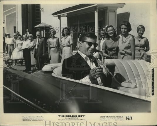 1961 Jerry Lewis starring in "The Errand Boy"  - Historic Images