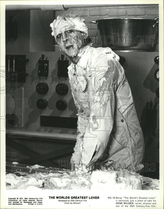 1977 Press Photo Gene Wilder in "The World's Greatest Lover" - ney23208 - Historic Images