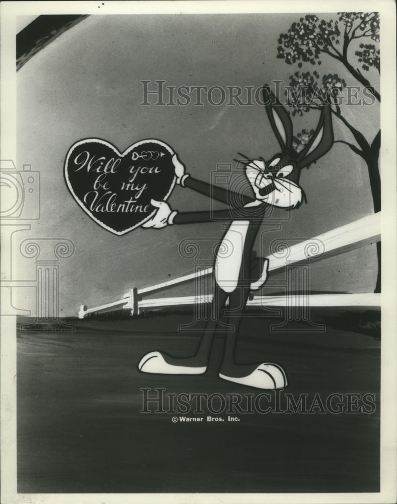 1988 Press Photo &quot;Bugs Bunny&#39;s Valentine&quot; Animated TV Special - ney23888 - Historic Images