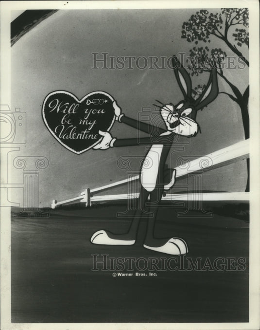 1988 Press Photo "Bugs Bunny's Valentine" Animated TV Special - ney23888 - Historic Images