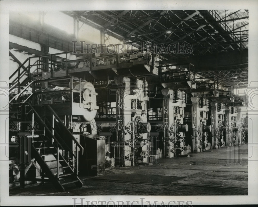 1941 Heated Steel Ingots Made by Otis Steel Company Cleveland Plant - Historic Images