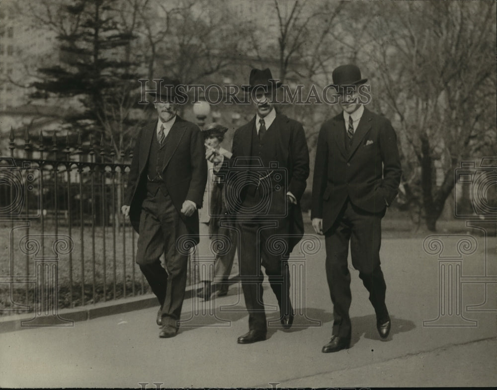 1920 Press Photo Secretary of State Bainbridge Colbysnaped &amp; Henry Morgantheau-Historic Images