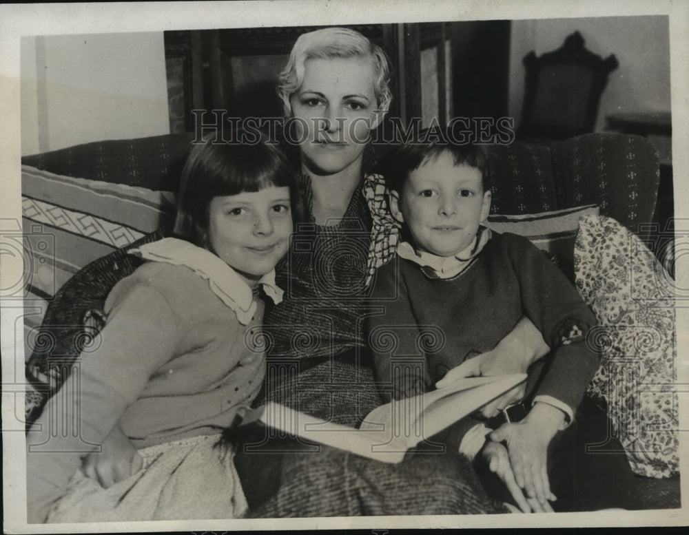 1932 Press Photo Peggy Prior Once Mrs Theodore Von Eltz &amp; Now Mrs Joseph M March-Historic Images