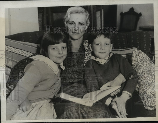 1932 Press Photo Peggy Prior Once Mrs Theodore Von Eltz & Now Mrs Joseph M March-Historic Images