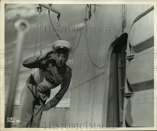 1958 Actor Ronald Shiner in Girls at Sea  - Historic Images