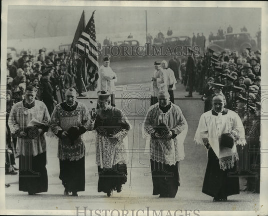 1932 Reverend John Gregory Murray at Cathedral in St Paul Minnesora - Historic Images