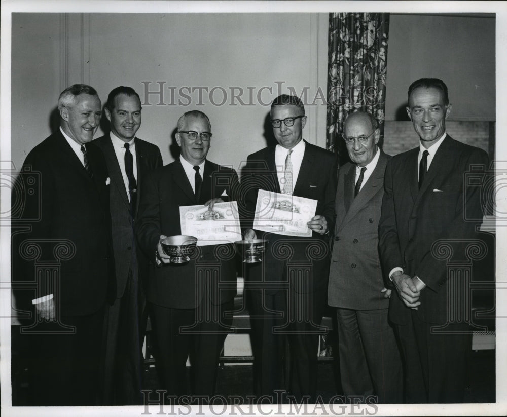 1954 White Motor Comp Managers of the Year Clarence Hagstrom - Historic Images