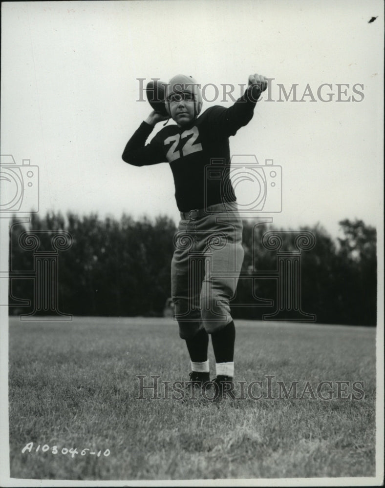 1941 Football Player Owens  - Historic Images