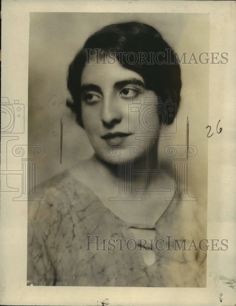 1925 Press Photo Italian American Soprano Dusolina Giannini - ney25073- Historic Images