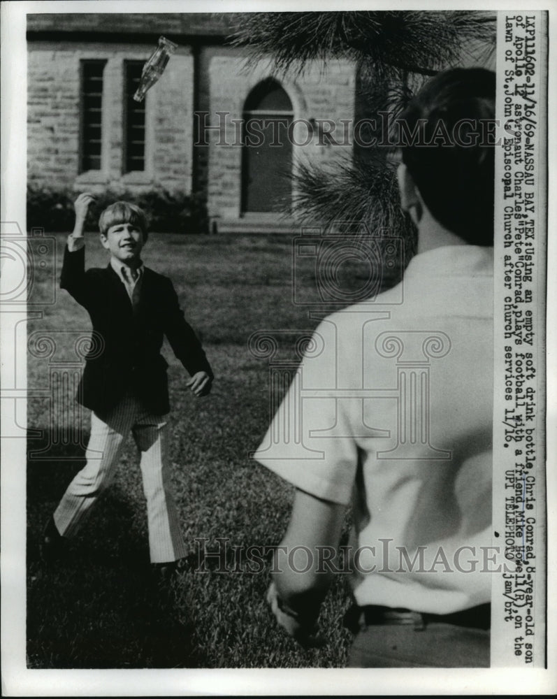 1969 Chris Conrad Son of Astronaut Charles Conrad Plays Football - Historic Images