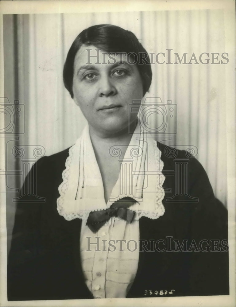 1922 Press Photo Mrs Edith McClure Chairman of Thrift for Ohio at Hotel Penn - Historic Images