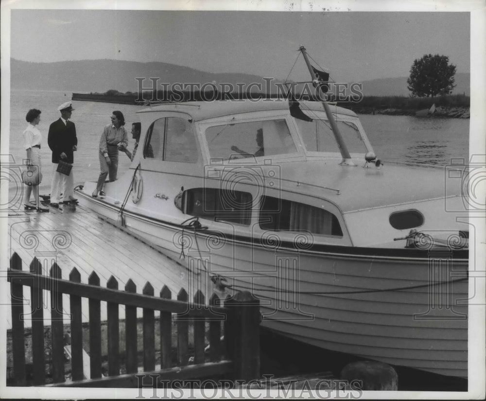 1960 Press Photo Boat That Is Clean &amp; Well Maintained By Owner - Historic Images