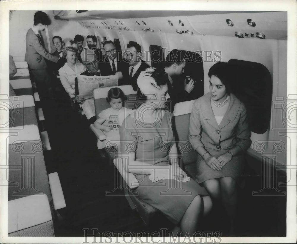 1962 Inside A Boeing Airplane  - Historic Images