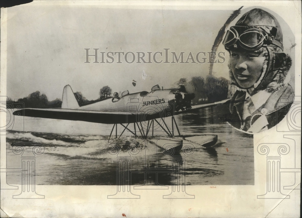1931 Press Photo Seijo Yoshimora Japanese Pilot Made Berlin-Tokyo Flight - Historic Images