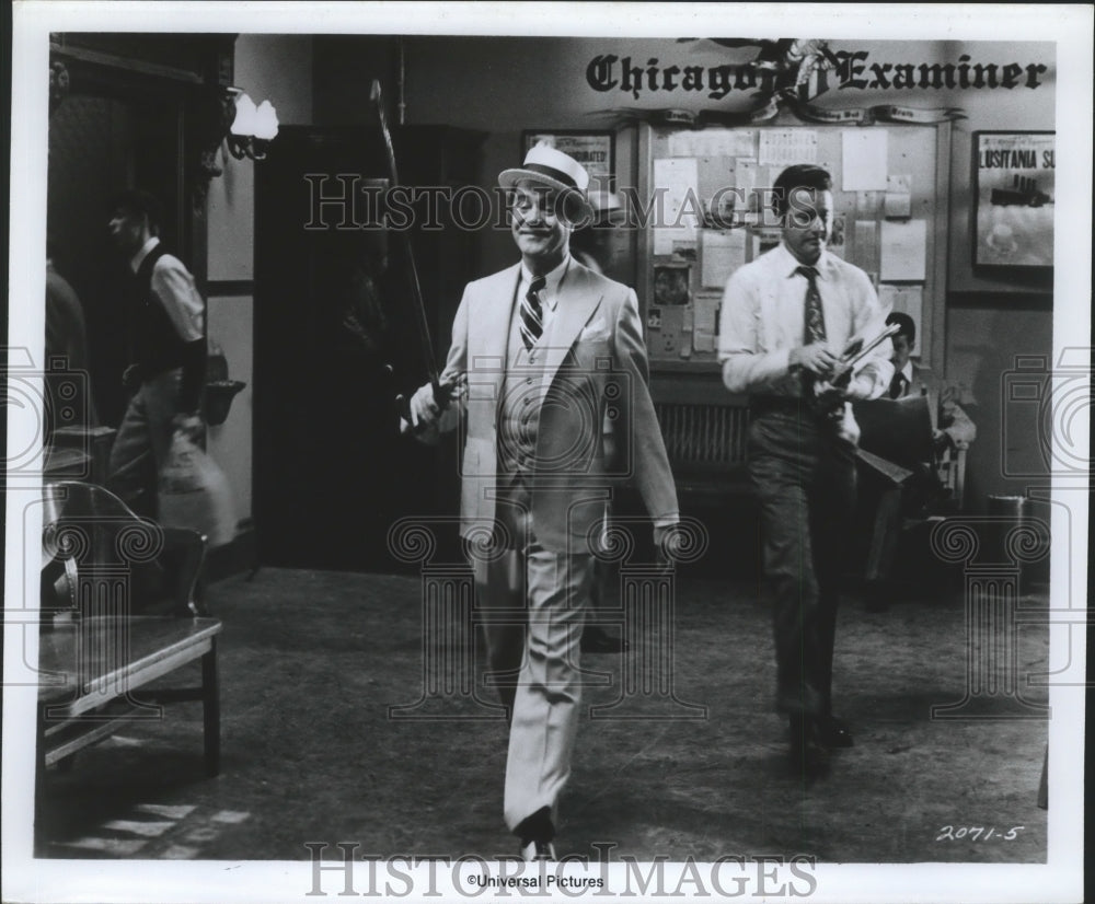 1974 Press Photo Actor Jack Lemmon in The Front Page - Historic Images