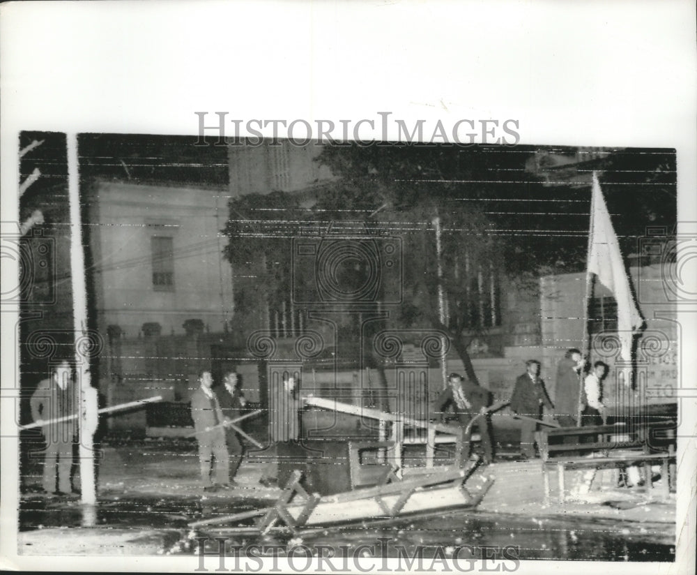 1966 Press Photo University of Buenos Aires Students Riot Over University Funds - Historic Images