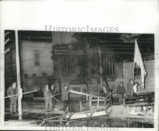 1966 Press Photo University of Buenos Aires Students Riot Over University Funds - Historic Images