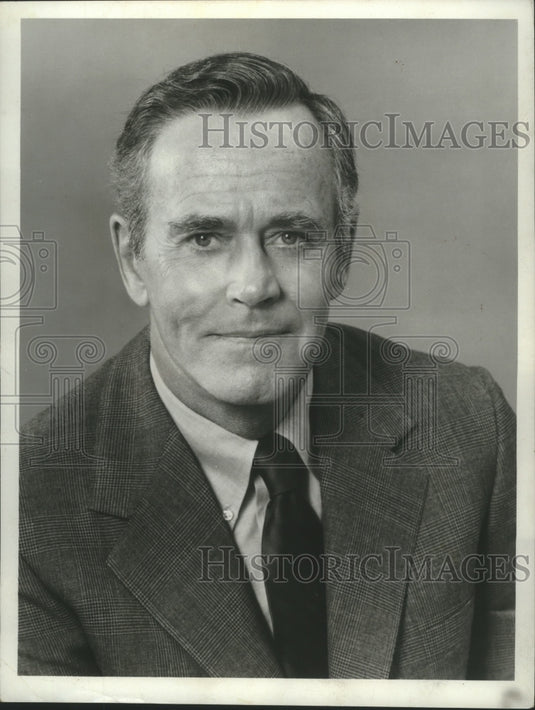 1971 Press Photo Henry Fonda Stars in New Television Series - Historic Images