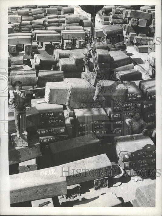 1943 Press Photo Henry J. Kaiser completes cycle of steel production - ney27923- Historic Images