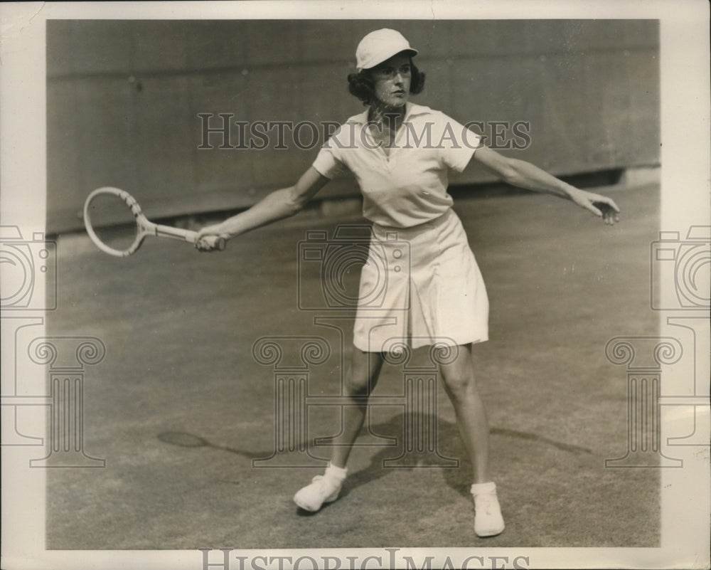 1940 Press Photo Tennis Star Wins Top Ranking in Fashion Selections in Sports-Historic Images