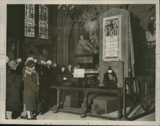 1926 Press Photo Prince of Wales Unveils Memorial to 1,000,000 Dead, Westminster - Historic Images