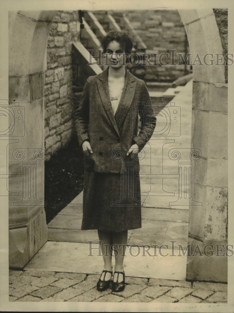 1929 Press Photo Barbara Channing, Winner of the Bryn Mawr European Fellowship-Historic Images