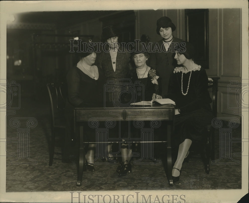 1928 Press Photo Committee For Reform Church in America Celebration in NYC-Historic Images