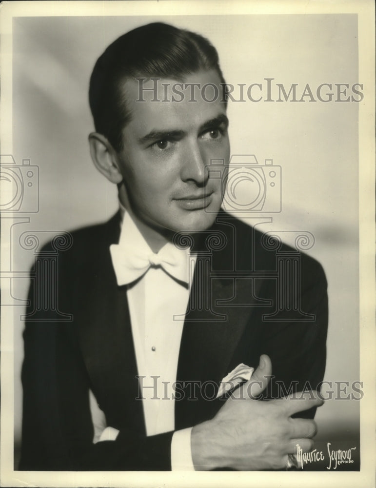 1934 Press Photo Orchestra Conductor Stan Myers - Historic Images