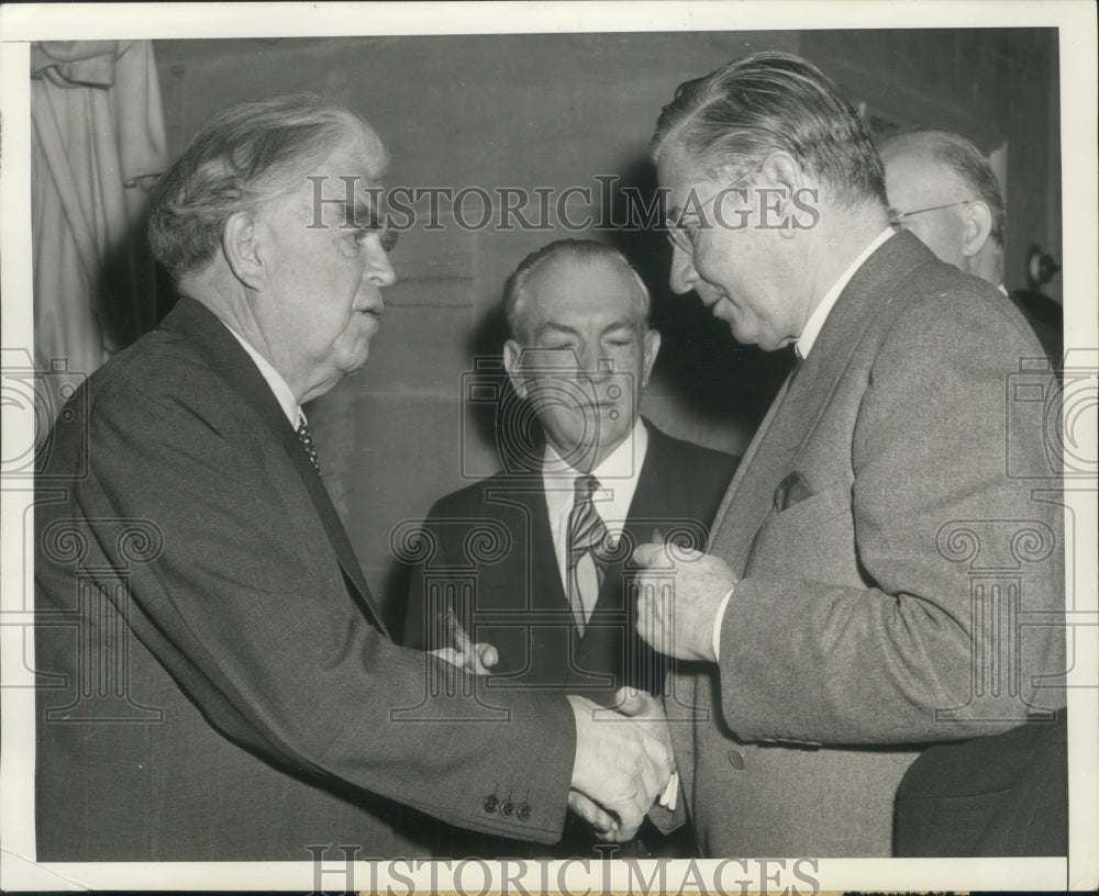 John L Lewis of United Mine Workers at Senate Safety Subcommittee-Historic Images