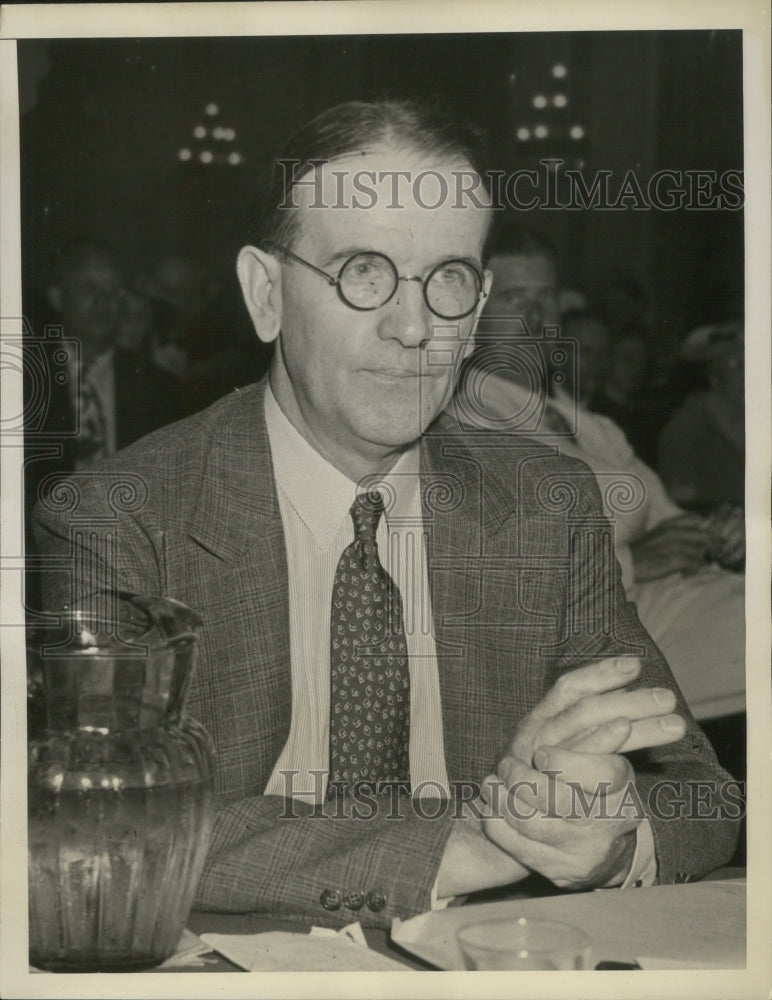 1938 Press Photo Edward Fenlon Testifies in House Investigating Committee-Historic Images