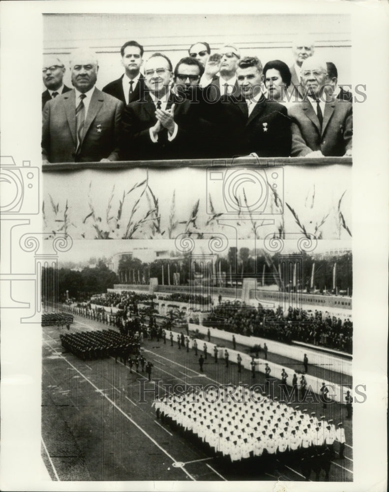 1970 Romanian Liberation 26th Anniversary Parade Reviewers - Historic Images