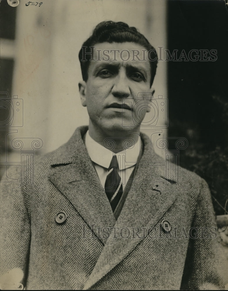 1924 Press Photo Senor Manuel Alvarez del Costello, Envoy to USA - Historic Images