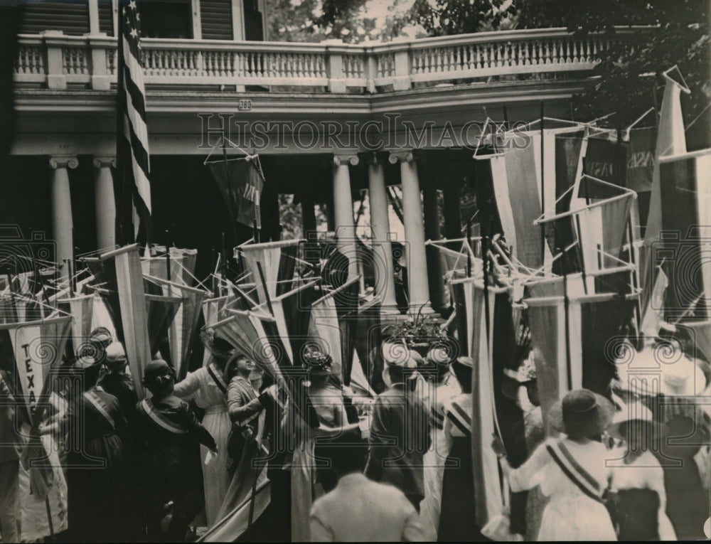 1920 Press Photo President Warren G Harding Address - Historic Images