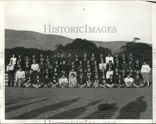 1933 Press Photo St.Mary Gaels Football Team Picture - Historic Images