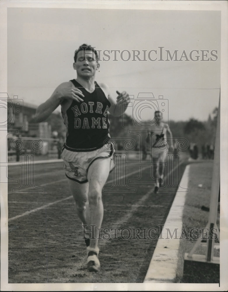 1941 Press Photo Greg Rice Fails to Impress at IC4 Championships Randa ...