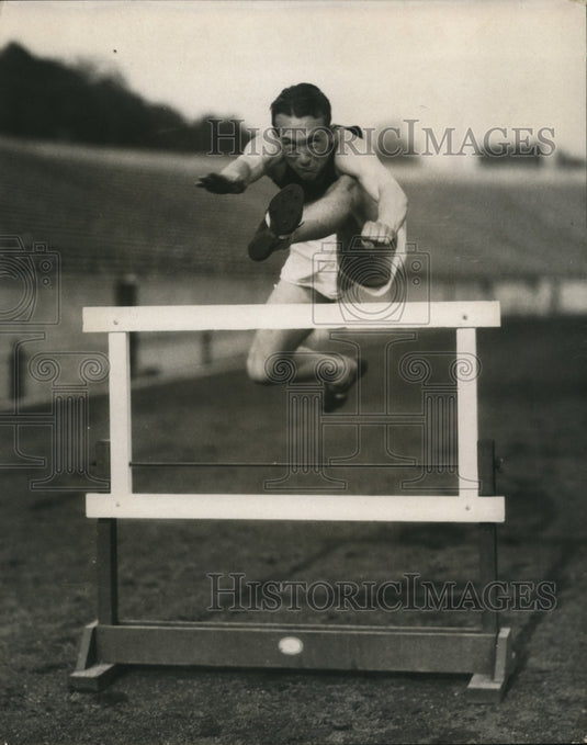 1930 Press Photo James Hatfield, Indiana University hurdler - Historic Images