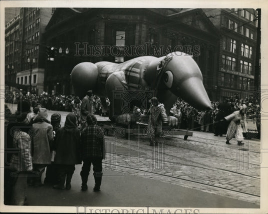 Sherlock Hound in a Cleveland parade-Historic Images