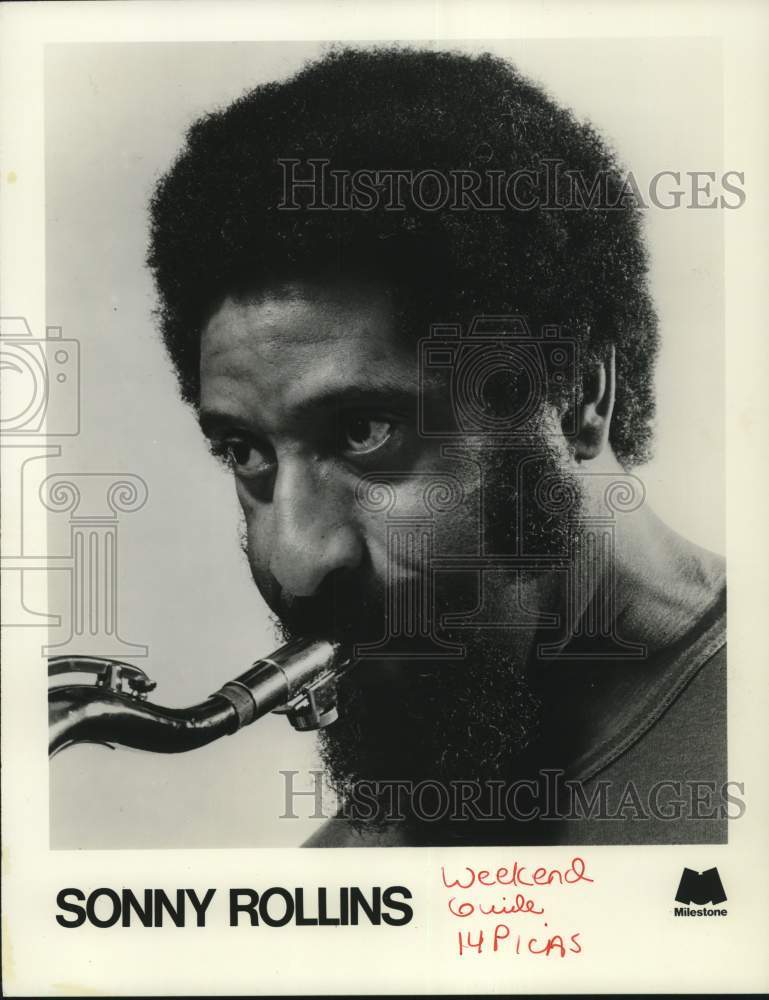 Press Photo Sonny Rollins, Musician - nha07237 - Historic Images