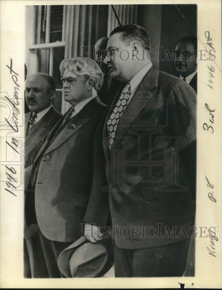 1946 Press Photo John L. Lewis with Men - nha08488 - Historic Images