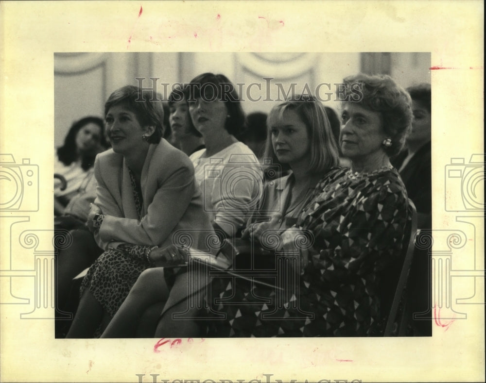 1992 Writers Conference as Lindy Boggs listens to Molly Ivins-Historic Images