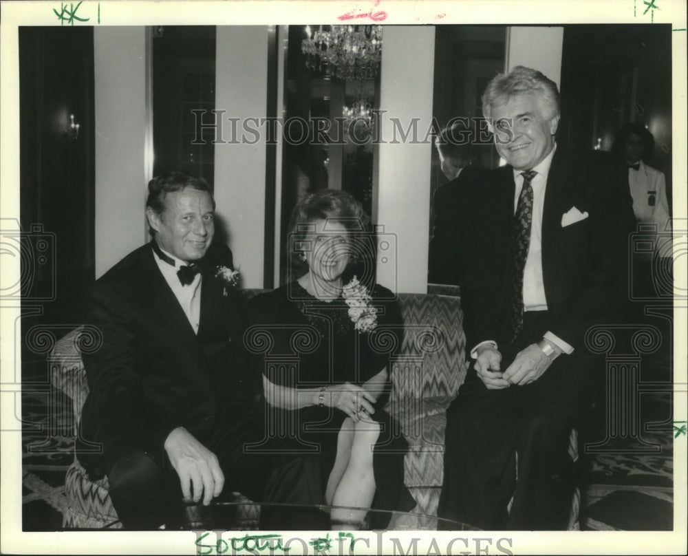 1990 Dr. Charles Mary, Lindy Boggs and Eddie Bopp-Historic Images