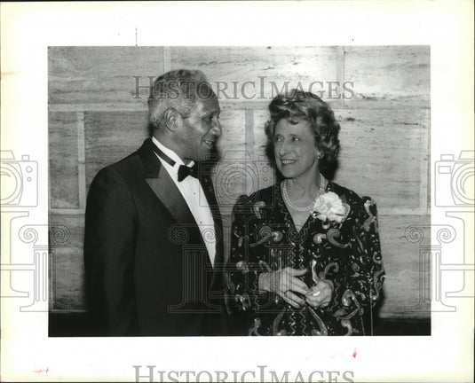 1993 United Negro College Fund with Lindy Boggs and Irving Johnson-Historic Images