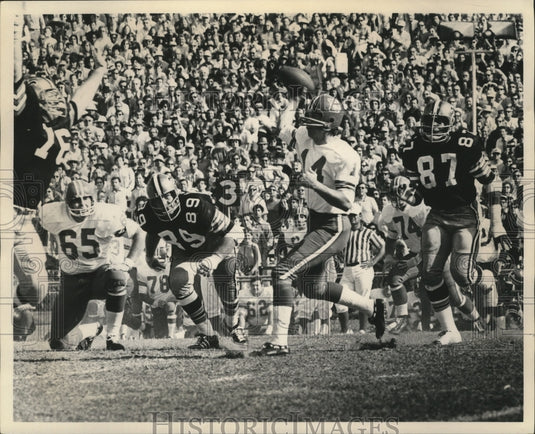 New Orleans Saints' Defense Rush the Opposing Quarterback - Historic Images