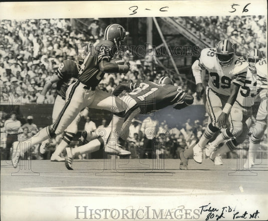 1974 Press Photo New Orleans Saints Football Game - noa00482 - Historic Images