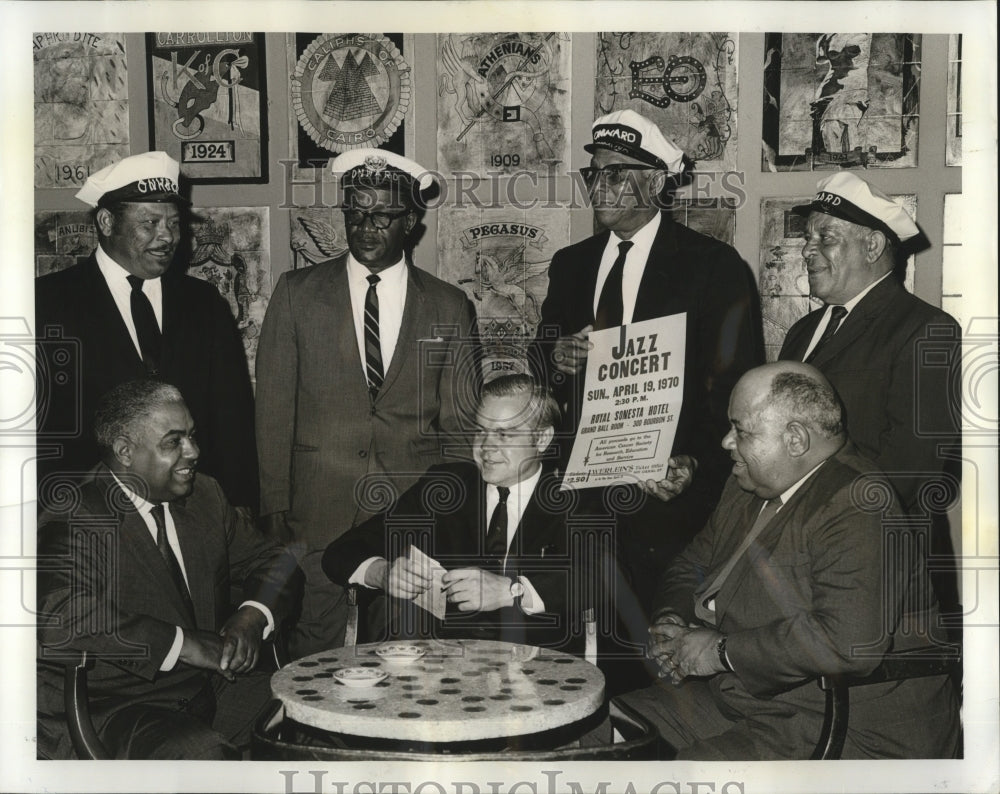 1970 Press Photo The Onward Brass Band will Play at Royal Sonesta Hotel. - Historic Images