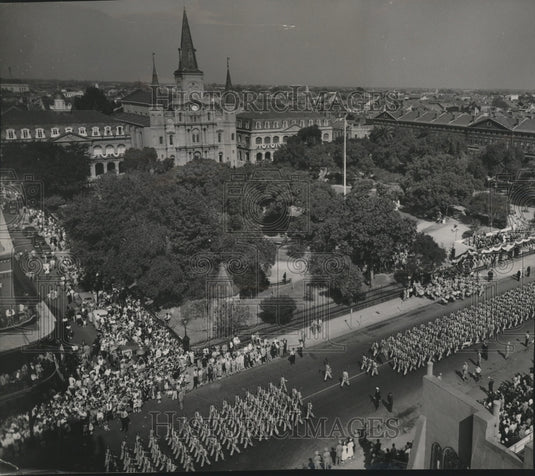 St. Louis Cathedral in New Orleans, Louisiana - Historic Images