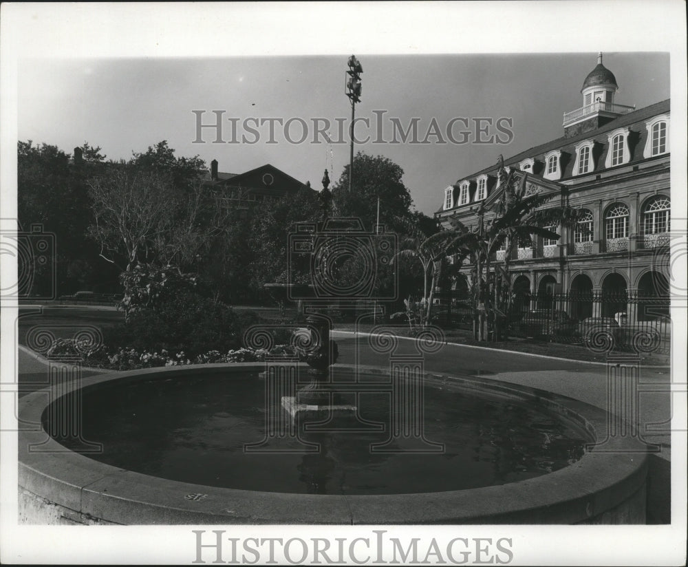 1969 Press Photo View of Jackson Square in New Orleans, Louisiana. - noa00602 - Historic Images