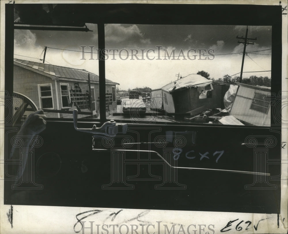 1969 Press Photo Aftermath of Hurricane Camille at Plaquemines - noa00720 - Historic Images