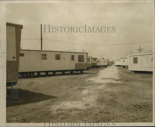 1969 Press Photo Trailers Set up for Hurricane Camille - noa00854 - Historic Images